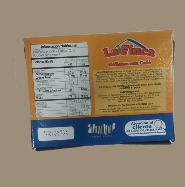 GALLETAS LA FINCA 100 G - Imagen 2